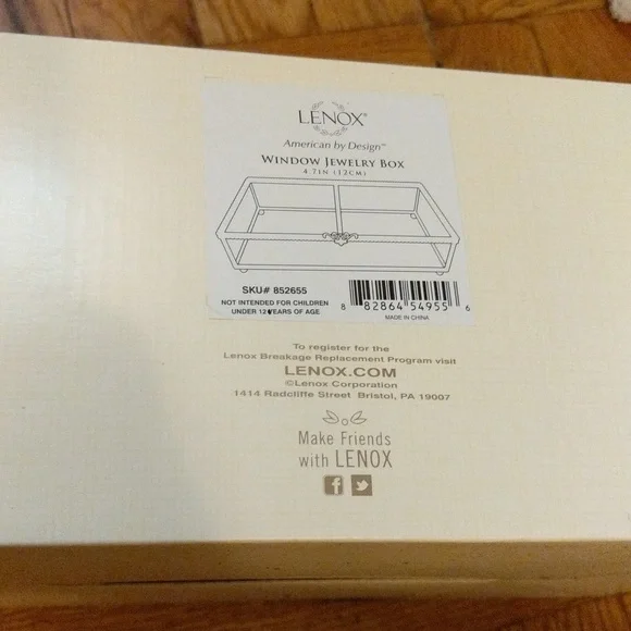 Lenox Glass Jewelry box - Picture 7 of 7